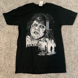 The Exorcist Front & Back Print Graphic Tee Men's Size Medium - NWT!